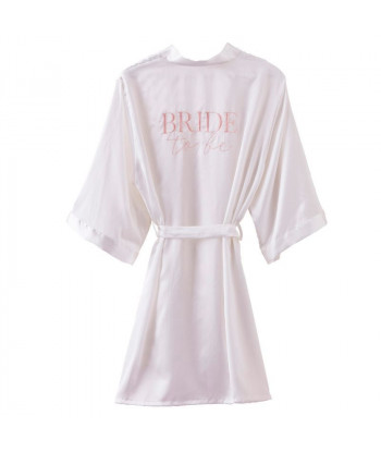Peignoir future mariée