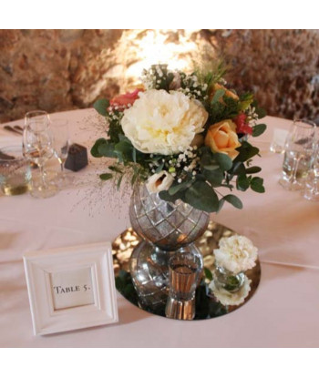 Vase photophore mercurisé