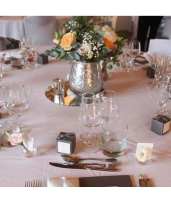 Vase photophore mercurisé