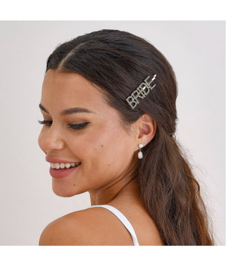 Accessoire cheveux EVJF - Barrette mariée