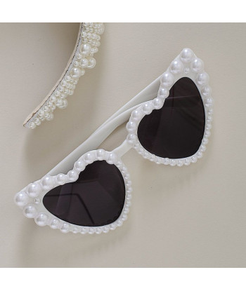 Lunettes de soleil cœur EVJF et mariage