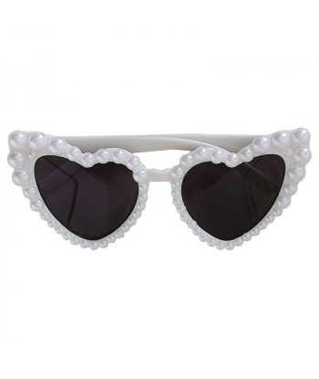 Lunettes de soleil cœur EVJF et mariage