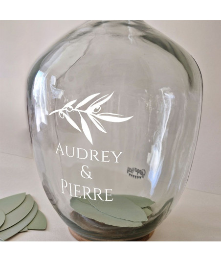 Sticker mariage provençal personnalisé à la demande - Olivier