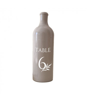 20 Stickers numéro de table mariage provençal - Olivier