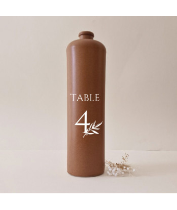 20 Stickers numéro de table mariage provençal - Olivier