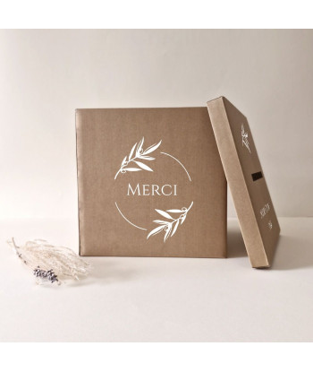 Urne mariage provençal kraft - Olivier