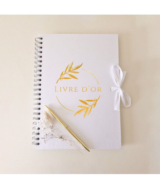 Livre d'or mariage provençal blanc