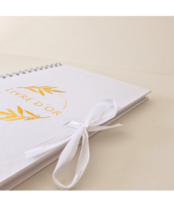 Livre d'or mariage provençal blanc
