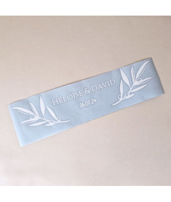 Sticker voiture mariage provençal - Olivier