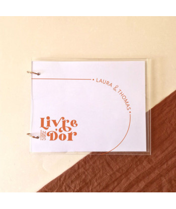 Sticker mariage minimaliste personnalisé - Curve