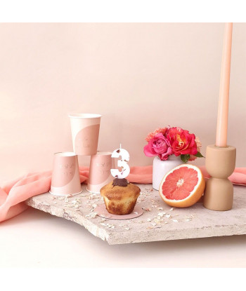 Set de deux bougies pêches