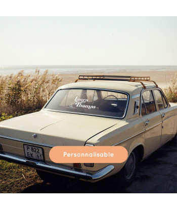 Sticker voiture mariage minimaliste - Curve