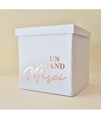 Urne blanche et rose gold