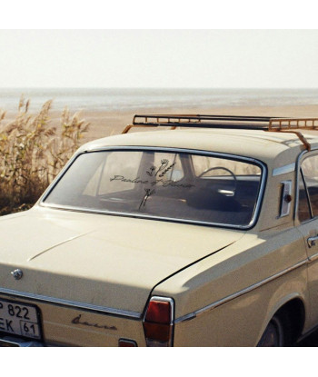 Sticker voiture mariage fleuri - FLEURS DES CHAMPS