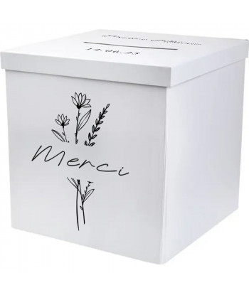 Urne mariage fleuri - FLEURS DES CHAMPS