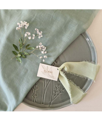 Marque place invité en bois mariage provençal  - Olivier