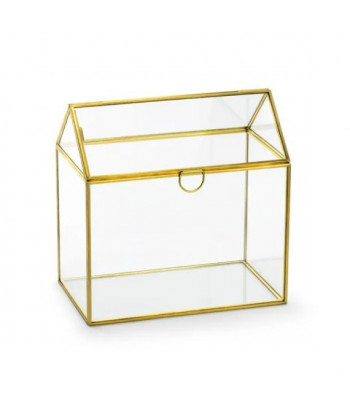 Urne mariage personnalisable en verre