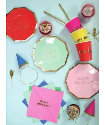 Serviettes anniversaire...