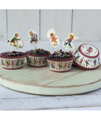 Kit cupcakes vintage pour...