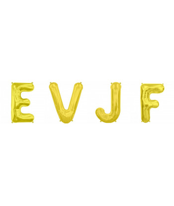 Ballons lettres or EVJF -...