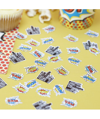 Confettis de table comics 