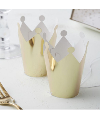 Couronnes dorées (par 5)