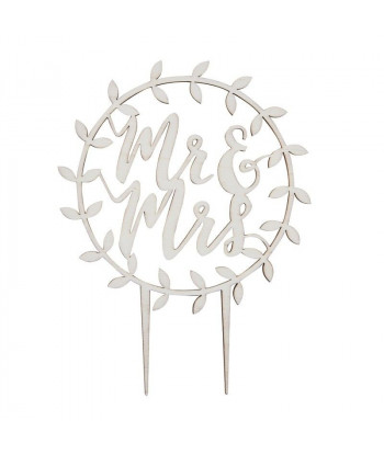 Cake topper mariage découpe laser