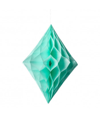 Losange bleu turquoise