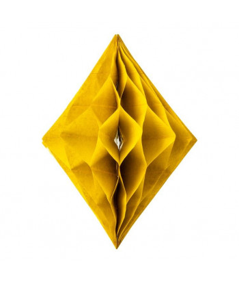 Losange jaune moutarde