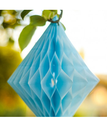 Losanges alvéolés bleu ciel