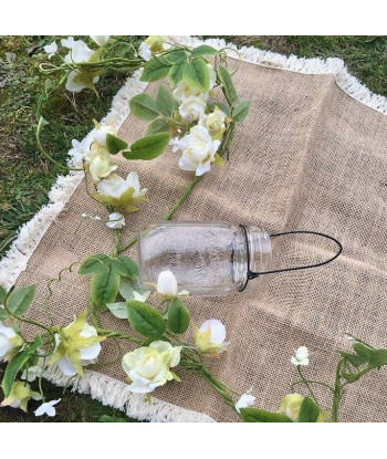 Photophore anse métal