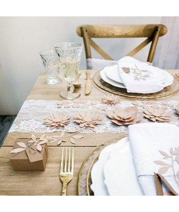 Dentelle blanche fine