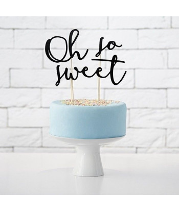 Cake topper baptême original