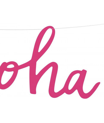 Bannière fête tropicale