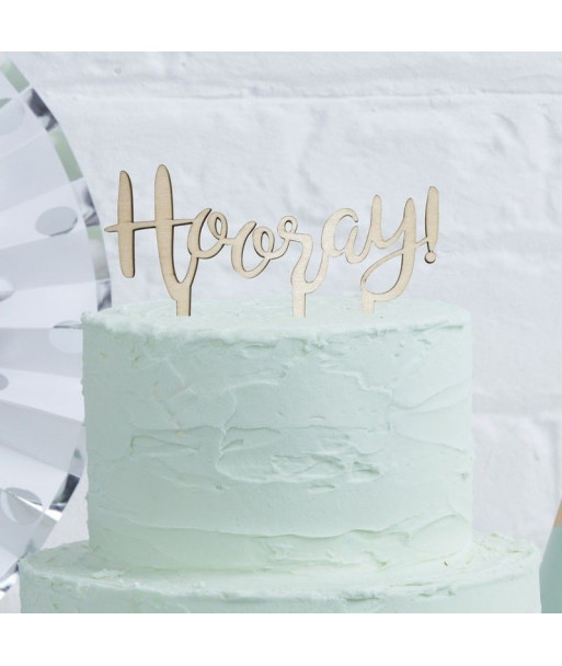 Cake topper en bois 