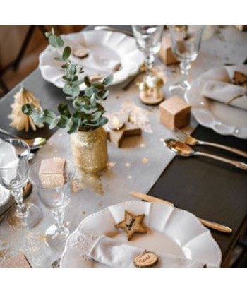 centre de table paillettes