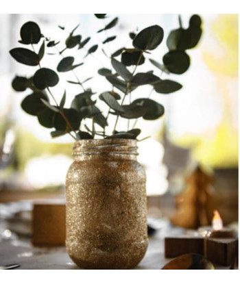 pot paillettes or
