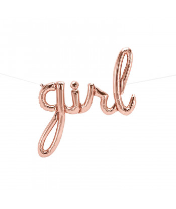 Ballon baby shower rose gold