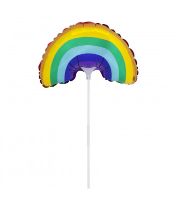 Mini ballon licorne et arc en ciel