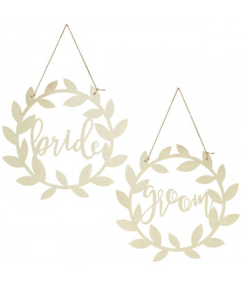 Décoration de chaises des mariés