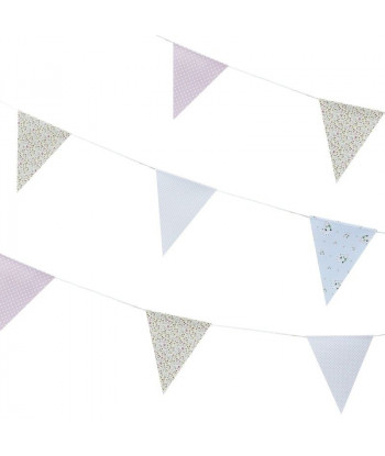 Guirlande fanions pastels