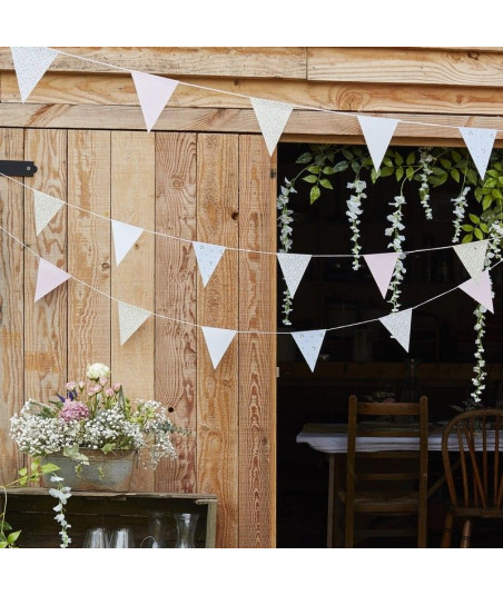 Guirlande fanions liberty pastels