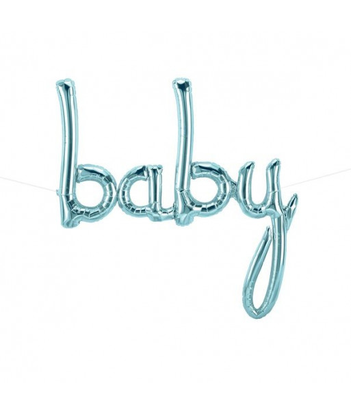 Ballon baby bleu