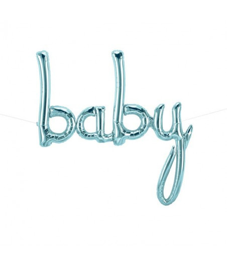 Ballon baby bleu