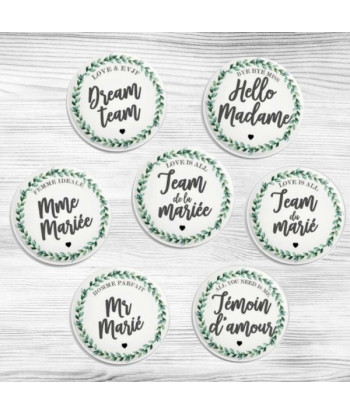 Badges EVJF botanique