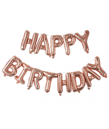 Guirlande de ballons Happy Birthday