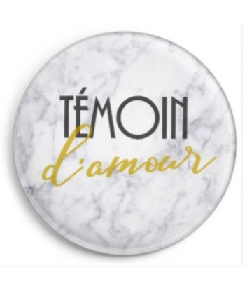 Badge pour témoin de mariage