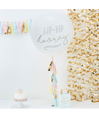 Ballon géant et tassels