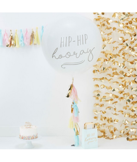 Ballon géant et tassels