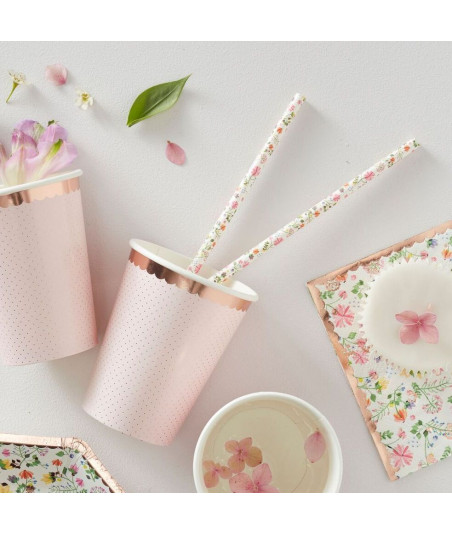 Pailles à fleurs (par 25)